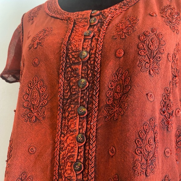 Advance Apparels, great condition, button up dress size 1X- 2X - Picture 2 of 16